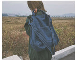 Denim Fashion Einkaufstasche - Große Schultertasche