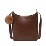 Trendy Vintage Schultertasche - Großes Fassungsvermögen Eimertasche