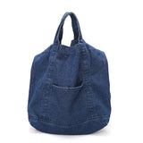 Denim Fashion Einkaufstasche - Große Schultertasche