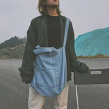 Denim Fashion Einkaufstasche - Große Schultertasche