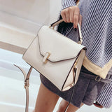 Locking Handbag, Platinum Bag, Shoulder Crossbody Bag