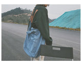 Denim Fashion Einkaufstasche - Große Schultertasche