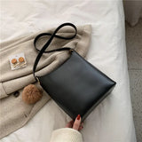 Trendy Vintage Schultertasche - Großes Fassungsvermögen Eimertasche