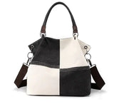 Samt Paul Tasche, Patchwork Umhängetasche